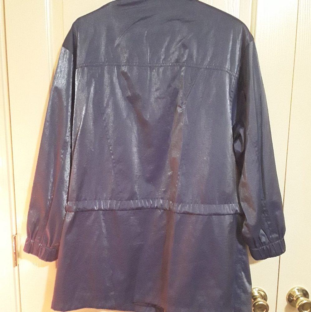 Gallery Drawstring Zip Up Utility Jacket - image 2
